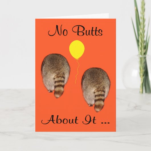 遅れた誕生日が挨拶状を希望 カード (正面)