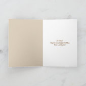 遅れた誕生日の少年 カード (内部)