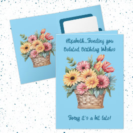 遅れた誕生日の希望の名前は青 カード