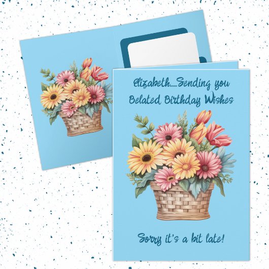 遅れた誕生日の希望の名前は青 カード