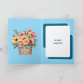 遅れた誕生日の希望の名前は青 カード (内部)