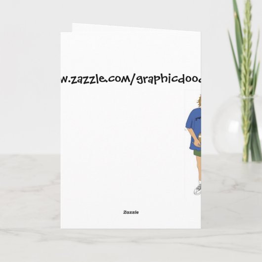 遅れた誕生日の魚 カード (裏面)