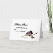 遅れた誕生日カスタマイズ カード (裏面)