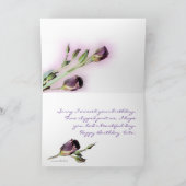 遅れた誕生日カスタマイズ カード (内部)