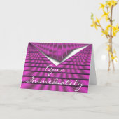 遅れた誕生日カスタマイズ カード (黄色い花)