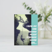 遅れた誕生日ポストカード ポストカード (スタンド正面)