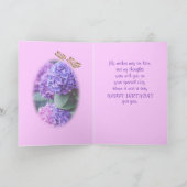 遅れた誕生日-アジサイ 5409-カスタマイズ カード (内部)