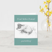 遅れた誕生日 カード (黄色い花)