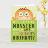 遅れた誕生日 – 遅れたモンスターの種類は? カード (黄色い花)