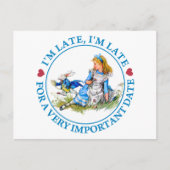 遅れちゃって大事なデート遅れちゃって ポストカード (正面)