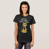 遅れてごめんねスネークボールPython Tシャツ (正面フル)