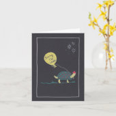 遅れてごめんね、遅刻したよろこびのカード カード (黄色い花)