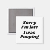 遅れてごめん オンだった マグネット (正面/裏面)