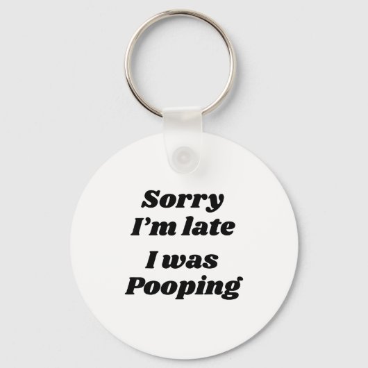 遅れてごめん、オングだったんだ キーホルダー (正面)