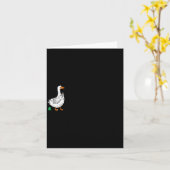 遅れてごめん 面白いダック キリスト教聖書の一節 F カード (黄色い花)