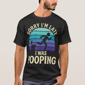 遅れてすみません Tシャツ