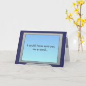 遅れてバースデー・カード カード (黄色い花)