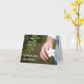 遅れて母の日*カード カード (黄色い花)