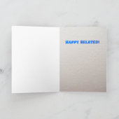 遅れて誕生日 カード (内部)