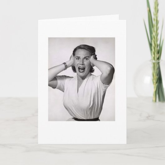 遅れて誕生日 カード (正面)