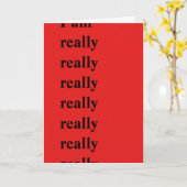 遅れて誕生日 カード (黄色い花)