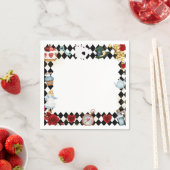 「遅れるな」 不思議の国のアリス 1歳の誕生日 スタンダードカクテルナプキン (インサイチュ)