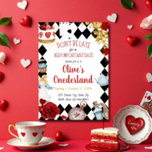 「遅れるな」 不思議の国のアリス 1歳の誕生日