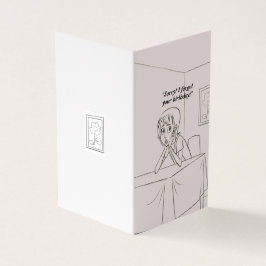 遅れパーソナライズされたた誕生日グリーティングカード