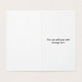 遅パーソナライズされた延した記念日のグリーティングカード (内部フラット)