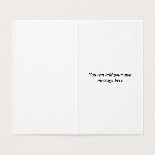 遅パーソナライズされた延した記念日のグリーティングカード (内部フラット)