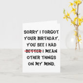 遅ユーモアのある日 カード (黄色い花)