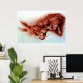 遅刻する ポスター (ホームオフィス)