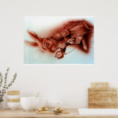 遅刻する ポスター (キッチン)