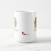 遅刻ですみません - 愛犬家の悩み コーヒーマグカップ (中央)