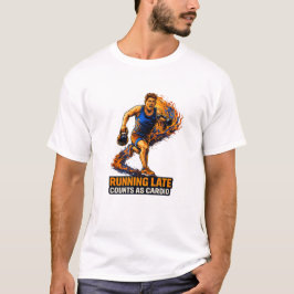 遅刻は有酸素運動 Shirt – おもしろジムTシャツ Tシャツ