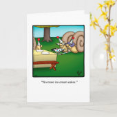 遅延おもしろい誕生日グリーティングカード カード (黄色い花)