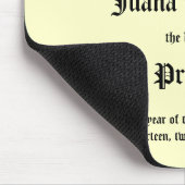 遅延の先生、冗談の免状 マウスパッド (コーナー)