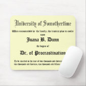 遅延の先生、冗談の免状 マウスパッド (マウス)