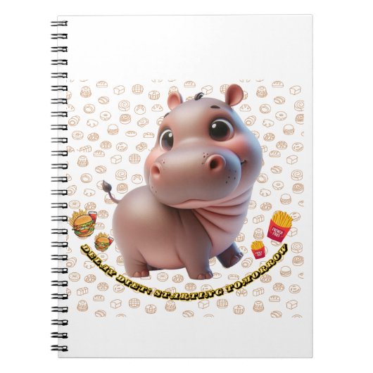 遅延ダイエット：明日から ノートブック (正面)