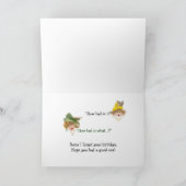 遅延ユーモアのある誕生日メモリカード カード (内部)