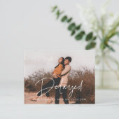 遅延結婚発表 ポストカード (スタンド正面)