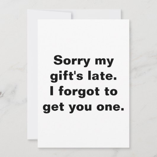 遅延誕生日気に サンキューカード (正面)