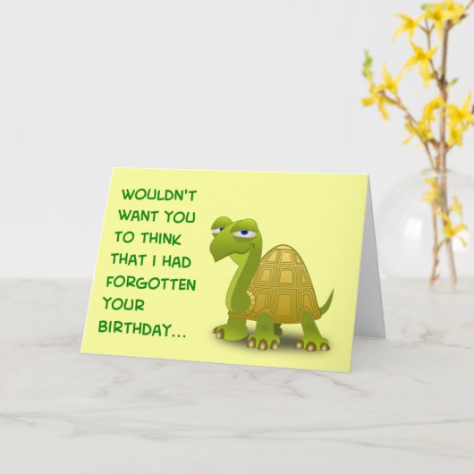 遅延誕生日- PROCRASTINATE カード (黄色い花)