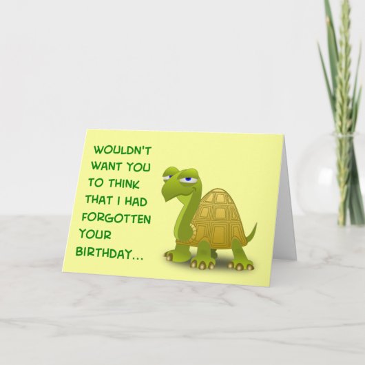 遅延誕生日- PROCRASTINATE カード (正面)