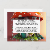 遅延賃借通知 ポストカード (正面/裏面)