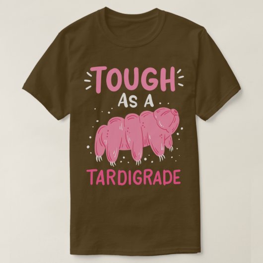 遅行性水クマ微生物学 Tシャツ (デザイン正面)