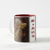 遅踊りred3、遅踊りRED2、遅い踊り ツートーンマグカップ (正面左)