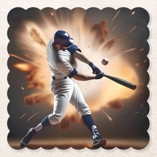 遊すごい野球走家 ペーパーコースター (正面)