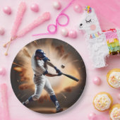 遊すごい野球走家 ペーパープレート (パーティー)