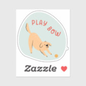 遊て可愛い図解入りの、写真付きの犬 シール (シート)